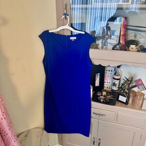 Blue Calvin Klein dress
